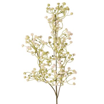 Branche artificielle de gypsophile MURMYN, blanc-vert, 65 cm