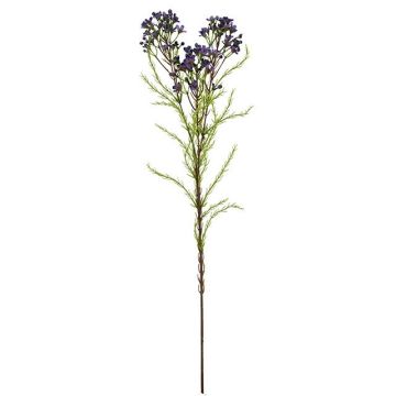 artificiel branche Fleur de cire MEDEA, lilas foncé, 80cm, Ø6cm artificiel branche Fleur de cire MEDEA, lilas foncé, 80cm, Ø6cm