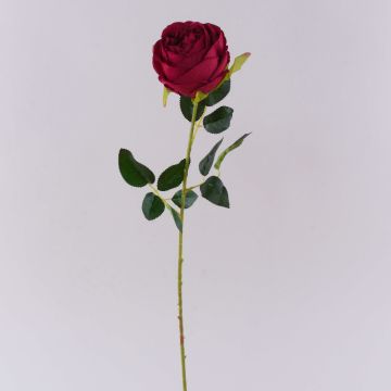 Fleur artificielle Rose CHERLEN, rouge, 60cm, Ø10cm