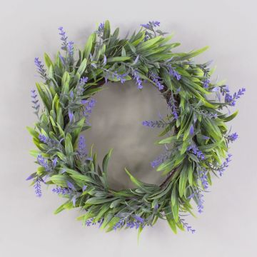 Couronne de lavande artificielle OSTERLIND, lilas, Ø30cm Couronne de lavande artificielle OSTERLIND, lilas, Ø30cm