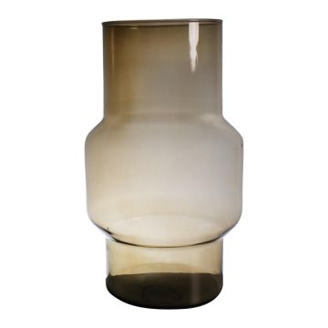 Vase en verre FORTUNATO, recyclé, orange-brun-transparent, 40cm, Ø24cm Vase en verre FORTUNATO, recyclé, orange-brun-transparent, 40cm, Ø24cm