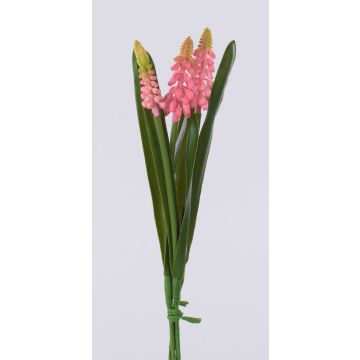 Fleur décorative Botte de muscari NESANET, rose, 20cm