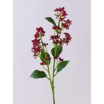 Branche de boule de neige décorative LABIBA avec des bourgeons, rouge, 60cm Branche de boule de neige décorative LABIBA avec des bourgeons, rouge, 60cm