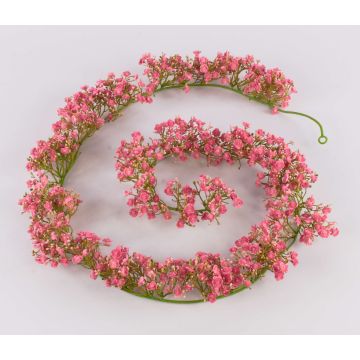 Guirlande de gypsophile artificielle LITAGO, rose-fuchsia, 180cm Guirlande de gypsophile artificielle LITAGO, rose-fuchsia, 180cm