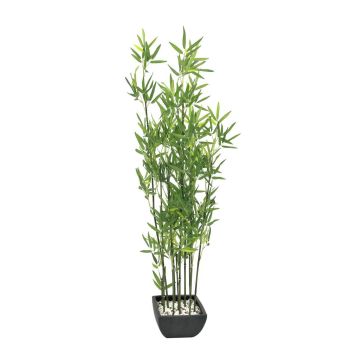 Faux bambou YUKIKO, troncs artificiels, coupe déco, vert, 120cm Faux bambou YUKIKO, troncs artificiels, coupe déco, vert, 120cm