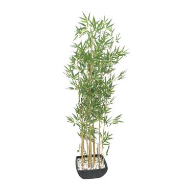 Faux bambou YUKIKO, troncs artificiels, coupe déco, vert, 150cm Faux bambou YUKIKO, troncs artificiels, coupe déco, vert, 150cm