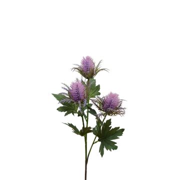 Fausse branche fleurie Eryngium ERKENHILDE, lilas, 65cm Fausse branche fleurie Eryngium ERKENHILDE, lilas, 65cm