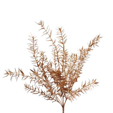 Branche de fragon petit-houx artificielle DANISILE sur piquet, or, 40cm