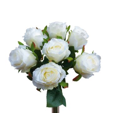 Bouquet de roses artificielles MURINET, blanc-crème, 35cm Bouquet de roses artificielles MURINET, blanc-crème, 35cm