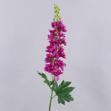 Fleur artificielle « Delphinium » ZIRKAN, rose vif, 75 cm, Ø 9 cm