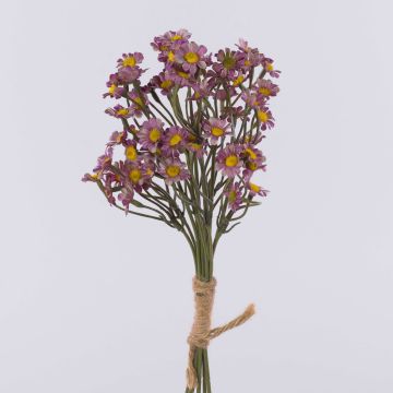 Fleur artificielle Botte de chrysanthèmes WEMKE, lilas clair-bleu, 35cm Fleur artificielle Botte de chrysanthèmes WEMKE, lilas clair-bleu, 35cm