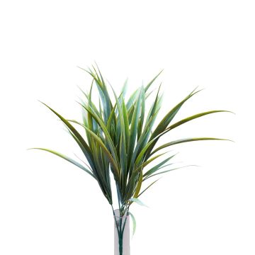 Roseau artificiel KANZILE sur piquet, vert-blanc, 30cm