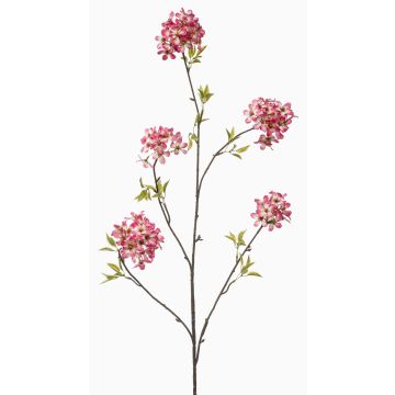 Branche artificielle de cerisier ornemental SLIRKO avec fleurs, rose foncé, 115 cm Branche artificielle de cerisier ornemental SLIRKO avec fleurs, rose foncé, 115 cm