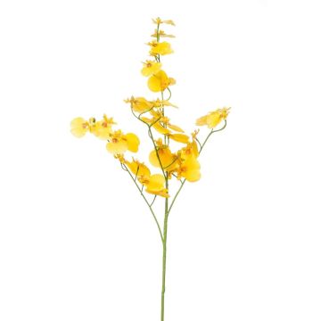Fausse branche d'orchidée Oncidium KEOLANI, jaune, 75cm Fausse branche d'orchidée Oncidium KEOLANI, jaune, 75cm