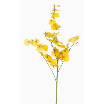 Fausse branche d'orchidée Oncidium KEOLANI, jaune, 75cm