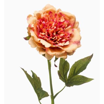 Pivoine artificielle GAVRON, orange, 55 cm Pivoine artificielle GAVRON, orange, 55 cm