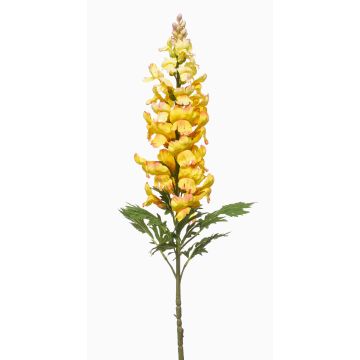 Fleur artificielle « gueule-de-loup » REMLAK, jaune, 90 cm Fleur artificielle « gueule-de-loup » REMLAK, jaune, 90 cm