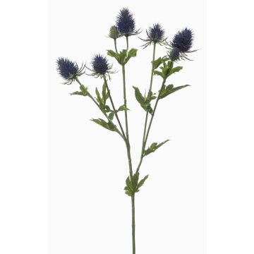 Branche artificielle d'eryngium JESSAMINE, bleu, 70cm