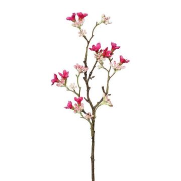 Branche décorative de fleurs des sept fils du Zhejiang GRIMKO, fuchsia-rose, 50cm