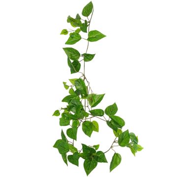 Plante décorative Guirlande de pothos SHELLEY sur piquet, collection écologique, vert, 55cm