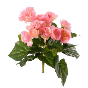 Bégonia artificiel BIRMA sur tige, rose, 20 cm, Ø 3-5 cm Bégonia artificiel BIRMA sur tige, rose, 20 cm, Ø 3-5 cm