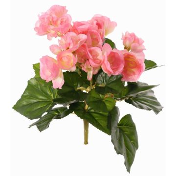 Bégonia artificiel BIRMA sur tige, rose, 20cm, Ø3-5cm Bégonia artificiel BIRMA sur tige, rose, 20cm, Ø3-5cm