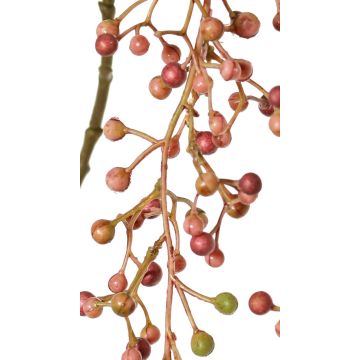 Branche de sorbier artificielle JANNAH avec fruits, rose-vert, 120 cm Branche de sorbier artificielle JANNAH avec fruits, rose-vert, 120 cm