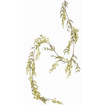 Guirlande artificielle de poivrier TENGYH avec baies, verte, 180cm Guirlande artificielle de poivrier TENGYH avec baies, verte, 180cm