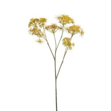Aneth artificiel branche BISARA, jaune, 60cm