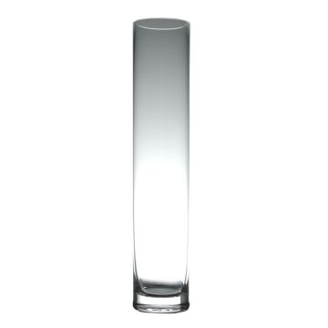 Vase cylindrique en verre SANSA EARTH, transparent, 35cm, Ø6cm Vase cylindrique en verre SANSA EARTH, transparent, 35cm, Ø6cm