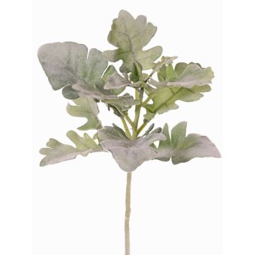 Branche artificielle de séneçon à feuilles velues MARDUAN, collection Eco, verte, 50cm