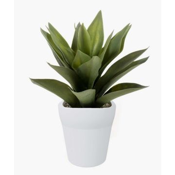 Agave artificiel DESIREE, pot en terre cuite, vert, 30cm, Ø25cm