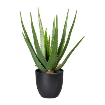 Plante succulente artificielle Aloe Vera KRONFA en pot décoratif, vert, 45cm Plante succulente artificielle Aloe Vera KRONFA en pot décoratif, vert, 45cm