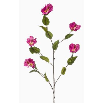 Branche décorative d'hibiscus KILFON avec fleurs, violet, 115 cm Branche décorative d'hibiscus KILFON avec fleurs, violet, 115 cm