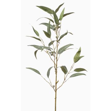 Branche d'eucalyptus en tissu JURKA avec des fruits, vert-gris, 90cm