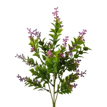 Plante artificielle « houx » LASTAS sur tige, avec fruits, vert-violet, 35 cm