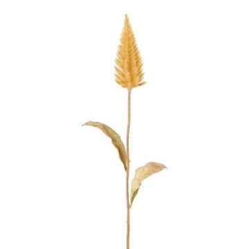 Herbe artificielle « queue de lapin » GLINOR, couleur miel, 55 cm
