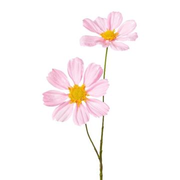 Branche décorative de cosméa BOLHIN, rose métallisé, 55 cm