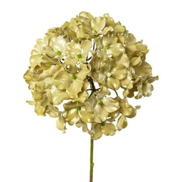 Fleur décorative Hortensia IGMYR, vert métallique, 65cm Fleur décorative Hortensia IGMYR, vert métallique, 65cm