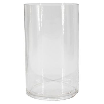 Vase cylindrique en verre SANSA OCEAN, recyclé, transparent, 20cm, Ø12cm Vase cylindrique en verre SANSA OCEAN, recyclé, transparent, 20cm, Ø12cm