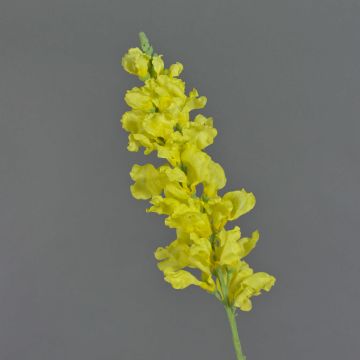 Fleur artificielle Gueule-de-loup FOLET, jaune, 100cm