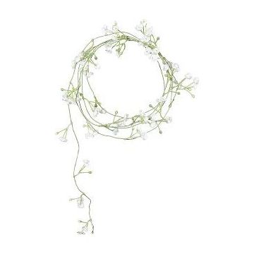 Guirlande de fleurs artificielles Gypsophile SIVON, blanc, 180cm Guirlande de fleurs artificielles Gypsophile SIVON, blanc, 180cm