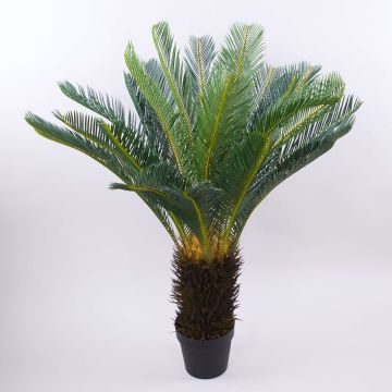 Palmier Cycas artificiel WERFLI dans un pot décoratif, 110 cm