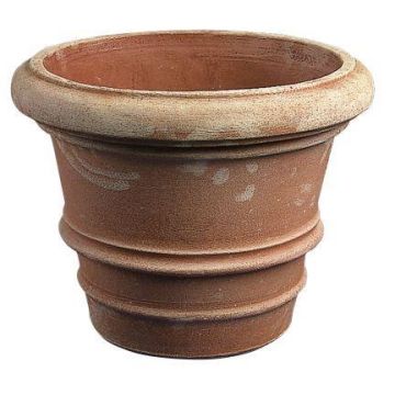 Pot en terre cuite MONDAR à cannelures, fait main, 53cm, Ø70cm Pot en terre cuite MONDAR à cannelures, fait main, 53cm, Ø70cm
