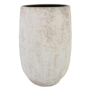 Vase en céramique VEMIL, moucheté, blanc, 50 cm, Ø 29 cm Vase en céramique VEMIL, moucheté, blanc, 50 cm, Ø 29 cm