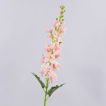 Fleur artificielle de delphinium ZIRKAN, rose clair, 75 cm, Ø 9 cm