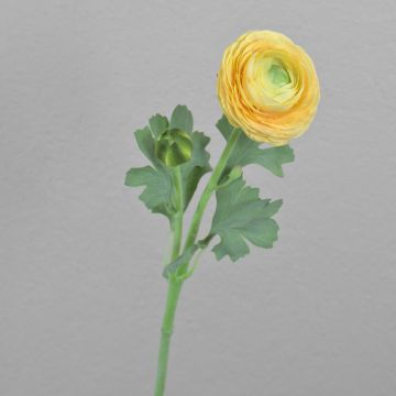 Renoncule artificielle CADISS, jaune, 50 cm, Ø 7,5 cm