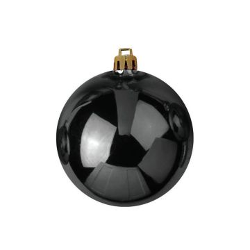 Boule de sapin de Noël CANELA, noir brillant, Ø20cm Boule de sapin de Noël CANELA, noir brillant, Ø20cm