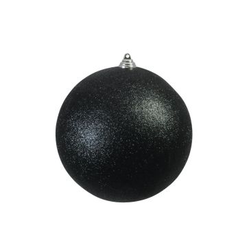 Boule de sapin de Noël CANELA, paillettes, noir, Ø20cm Boule de sapin de Noël CANELA, paillettes, noir, Ø20cm