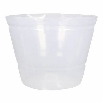 Pot intérieur KIPA pour paniers à plantes, en plastique, étanche, transparent, 16 cm, Ø 21 cm